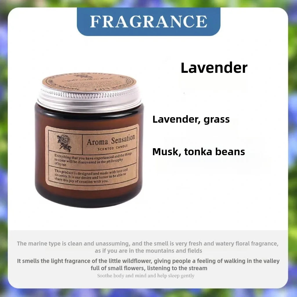 Smokeless Soy Candle Aromatherapy — Amber | KIMLUD