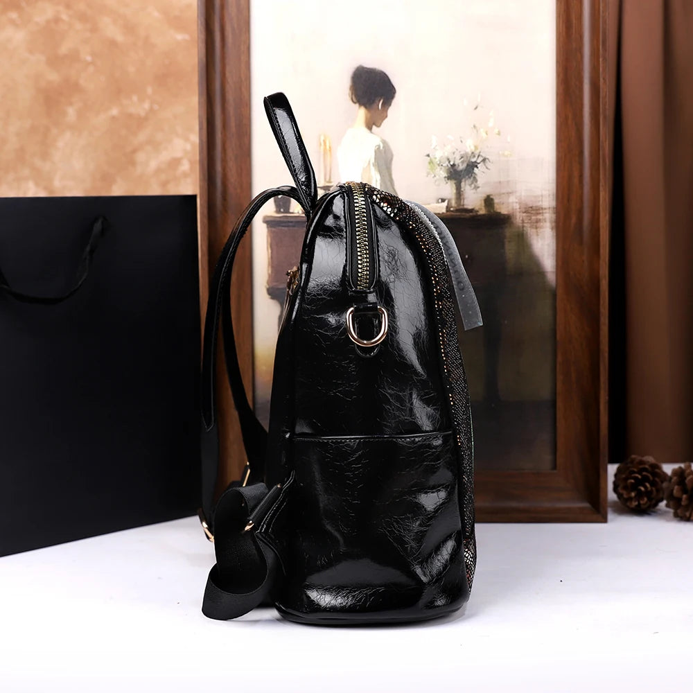Three-In-One Backpack Softback Travel — Black | KIMLUD