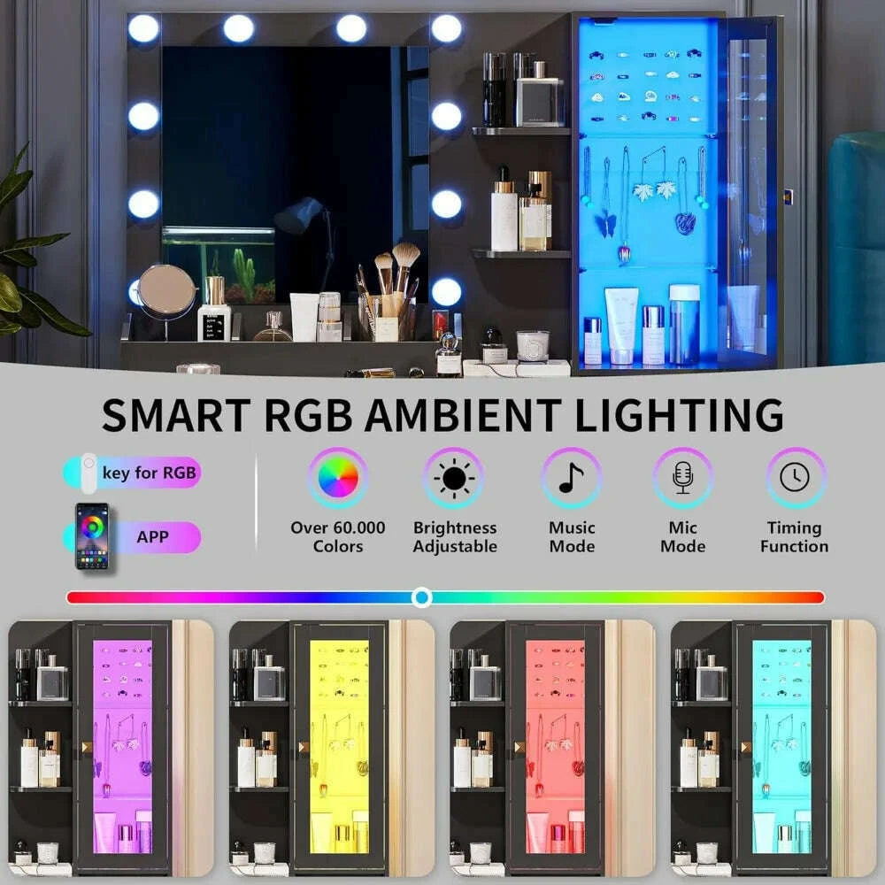 vanity-desk-with-mirror-and-lights-makeup-vanity-table-set-with-5-storage-drawers-power-outlet-chair-small-dressing-tablekimlud-womens-fashion-34600244