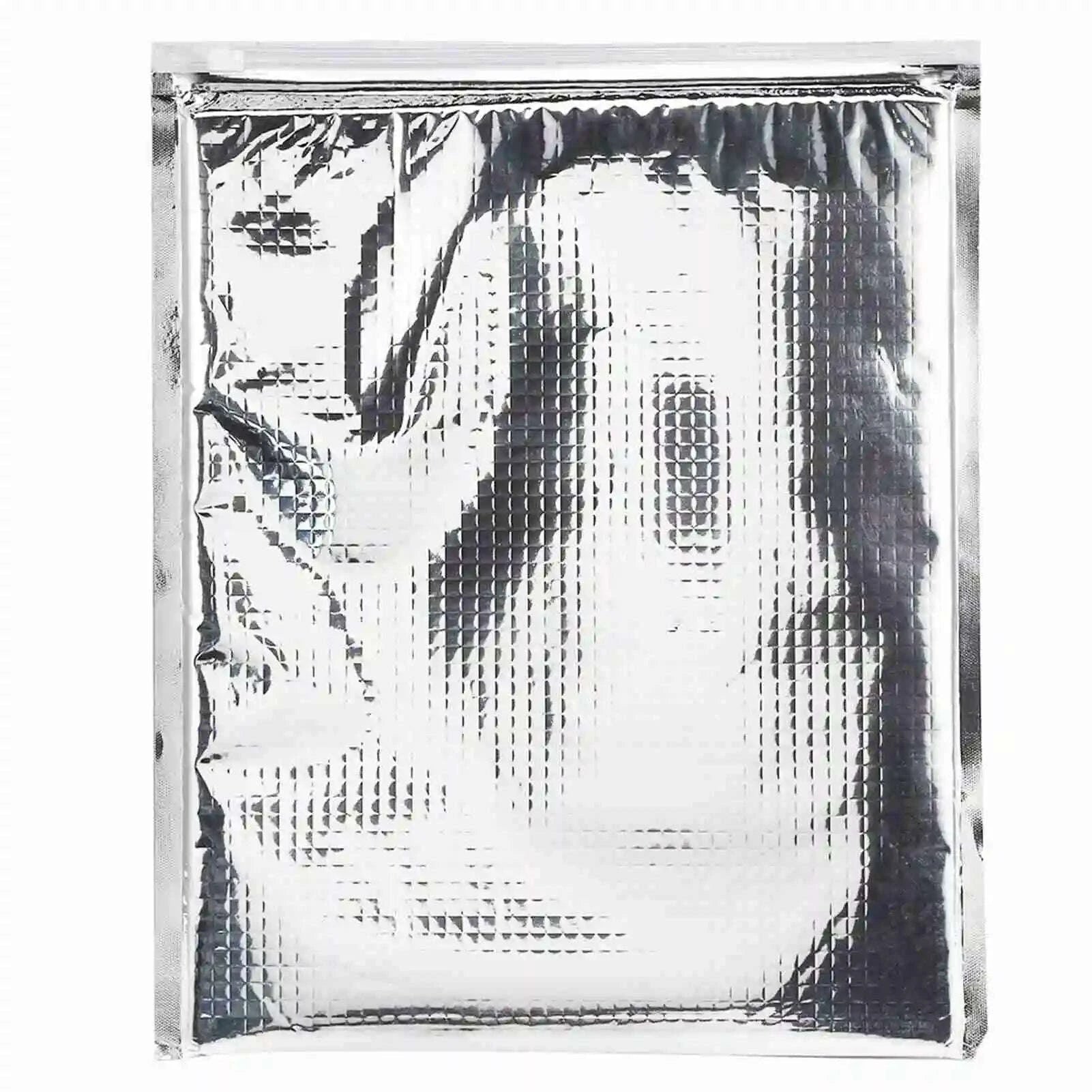 KIMLUD, Thermal Cooler Bag Insulated Food Storage Bag 3 Types /set Aluminum Foil Insulated Food Storage Bag Thermal Cooler Silver, KIMLUD Womens Clothes
