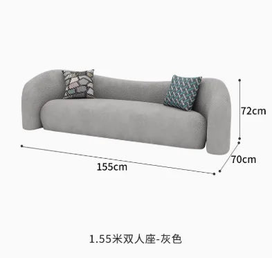 Nordic Minimalist Sofa Sculptural Silhouette And Quiet Confidence — White | KIMLUD