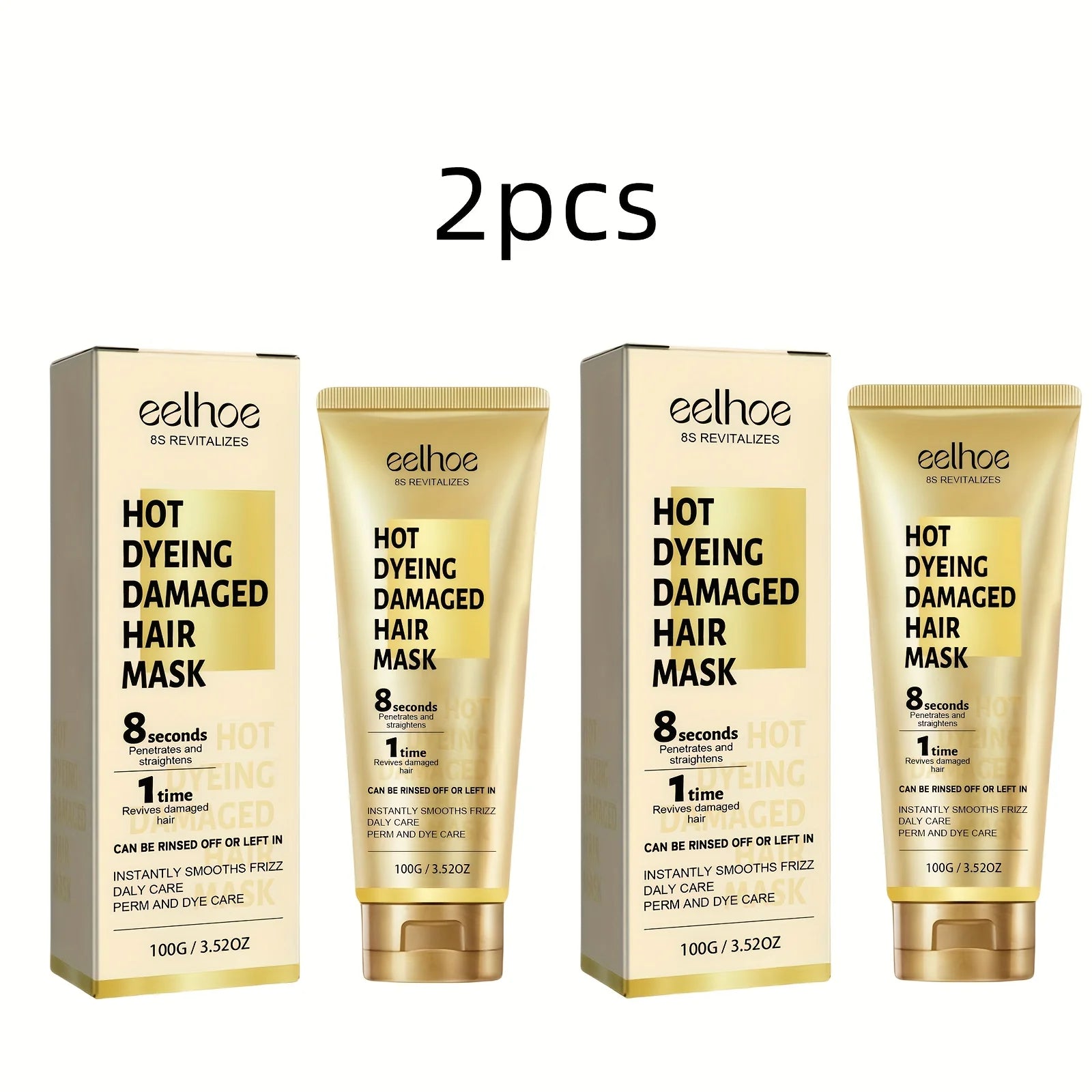 100G 8-Second Keratin Professional Hair Cream Containing Coconut Oil And Glycerin Moisturizing Hair Facial Mask for All Types