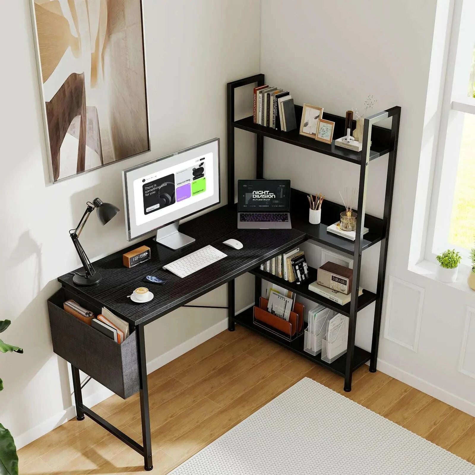 jhk-47-inch-l-shaped-desk-with-storage-shelf-computer-table-gaming-wood-tables-with-side-bag-adjustable-feet-for-home-officekimludkimlud-35570837