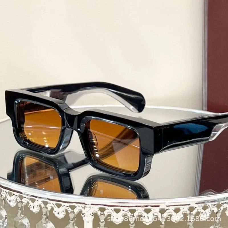 Polarized Sunglasses Cross-Border 2401 Retro Unisex — Black | KIMLUD