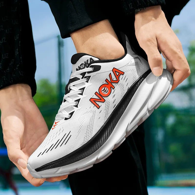 Men's Running Shoes Non-Slip Off-road Shoes Mesh Trainer Race Outdoor Breathable Cushioning Sneakers Couple Fashion Luxury shoes