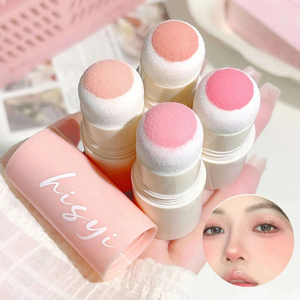 hisyi-yunrou-soft-fog-blush-stick---energetic-and-bouncy-korean-style-brightening-dual-use-for-lips-and-cheekskimlud-womens-fashion-34599217
