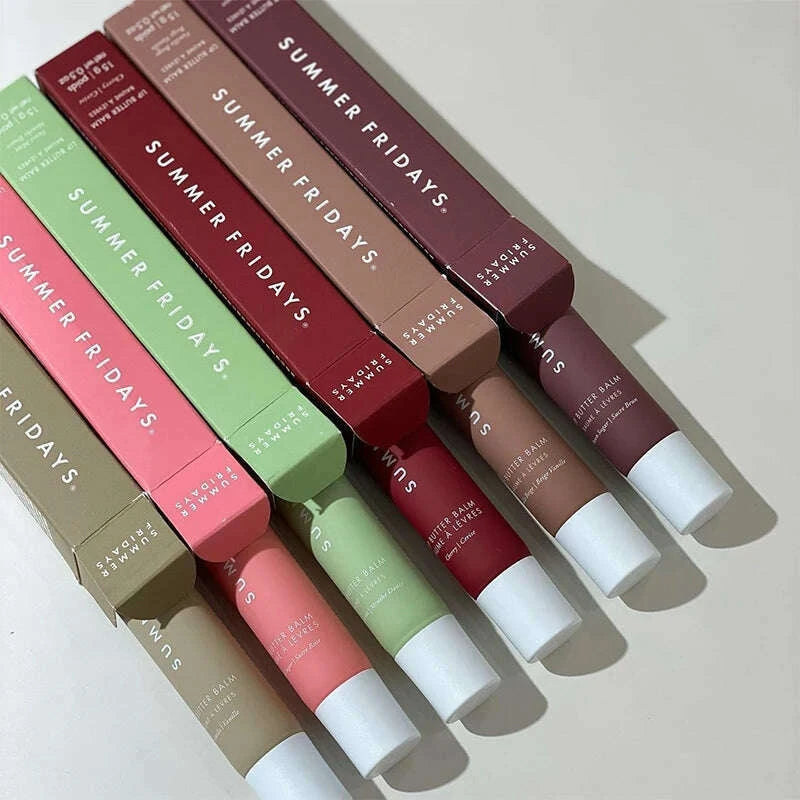 summer-fridays-vanilla-beige-lip-balm-moisturizing-transparent-lipstick-set-smooth-soft-tube-mirror-lip-gloss-lip-makeupvkimlud-womens-fashion-34617504