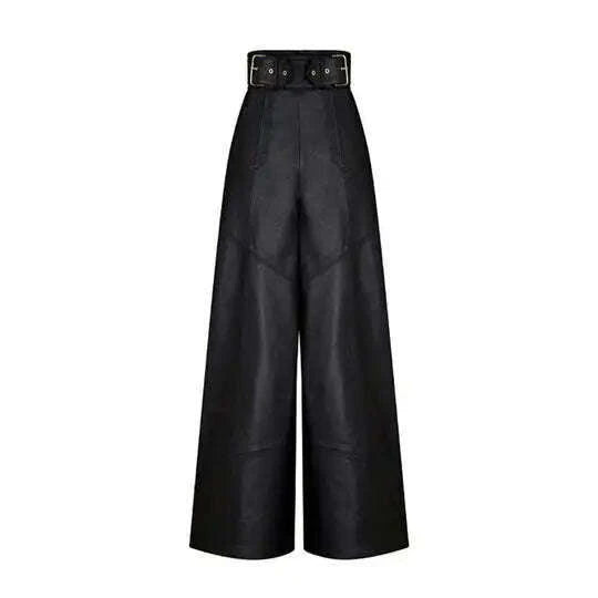 cmyaya-women-fashion-faux-leather-high-waist-wide-leg-loose-pants-sashes-zipper-2025-spring-party-casual-street-pu-trouserskimlud-womens-fashion-34619305