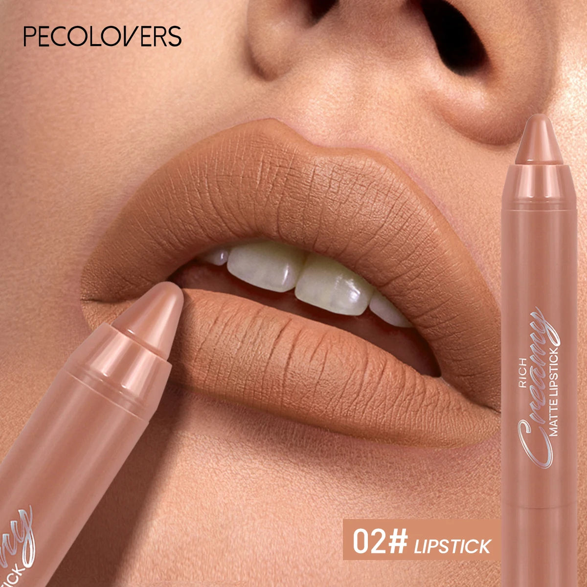 Multiple Colors Matte Lip Liner, Use As Lip Liner and Lipstick, Easy To Accurately Apply, Waterproof Long-lasting Non-stick