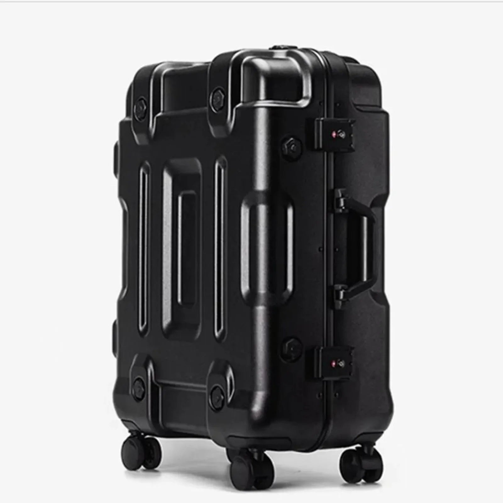 3D Aluminum Frame Trolley Case Travel Suitcase Luggage Password Storage Box Aviation Bag Rolling Silent 4 Wheels Baggage Handbag