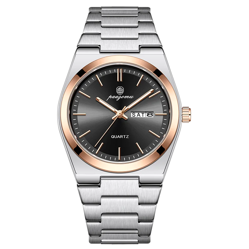Stainless Steel Quartz Chronograph Watch — Teal | KIMLUD