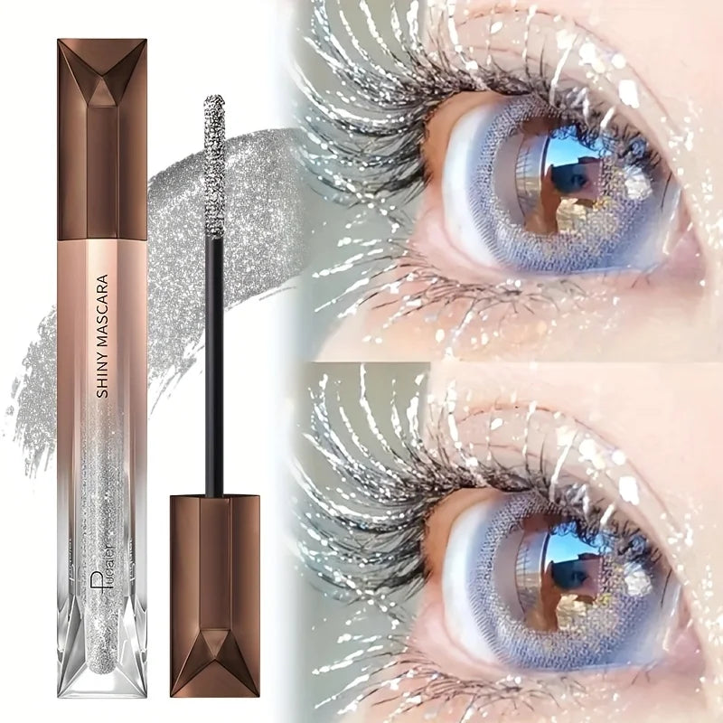 Crystal Diamond Opalescent Glitter Mascara — Black | KIMLUD