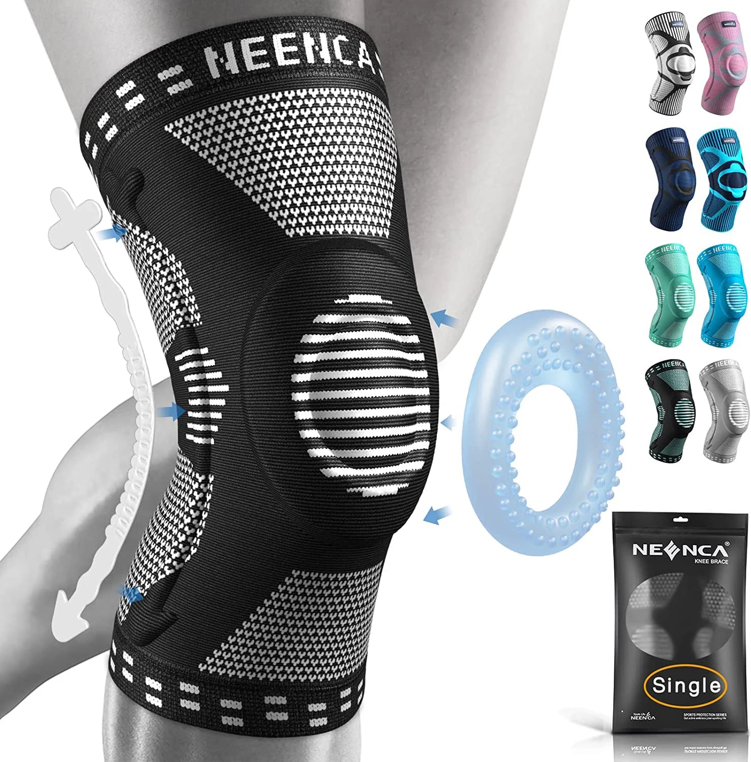 KIMLUD, NEENCA Knee BracesCompression Knee Support for Knee Pain Relief Sleeve Meniscus Tear ACL Arthritis Joint Pain Injury Recovery, KIMLUD Womens Clothes