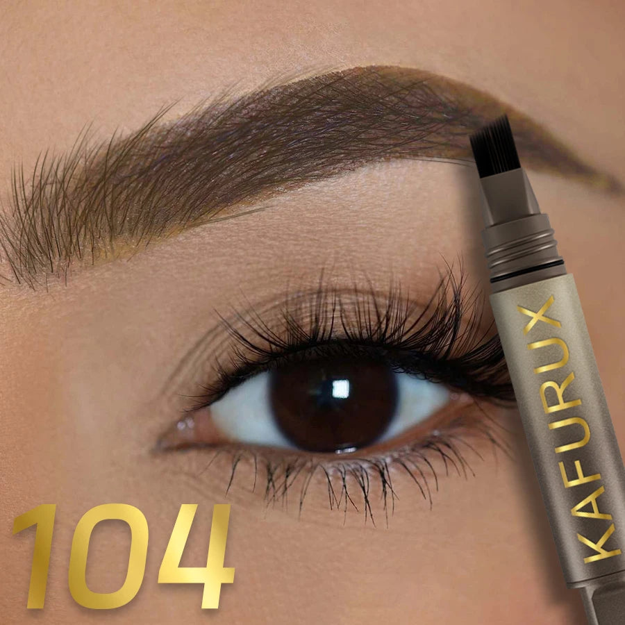 3D Dye Eyebrow Pencil Long-Lasting Waterproof — Black Brown | KIMLUD