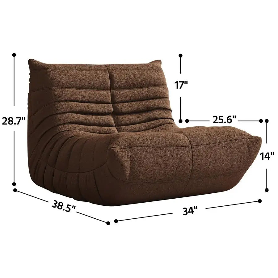 Bag Chair, Fireside Chair, Large Bean Bag Chair for Adults, Bean Bag Chairs for Teens with HighResilience Foam, NonSlip Store