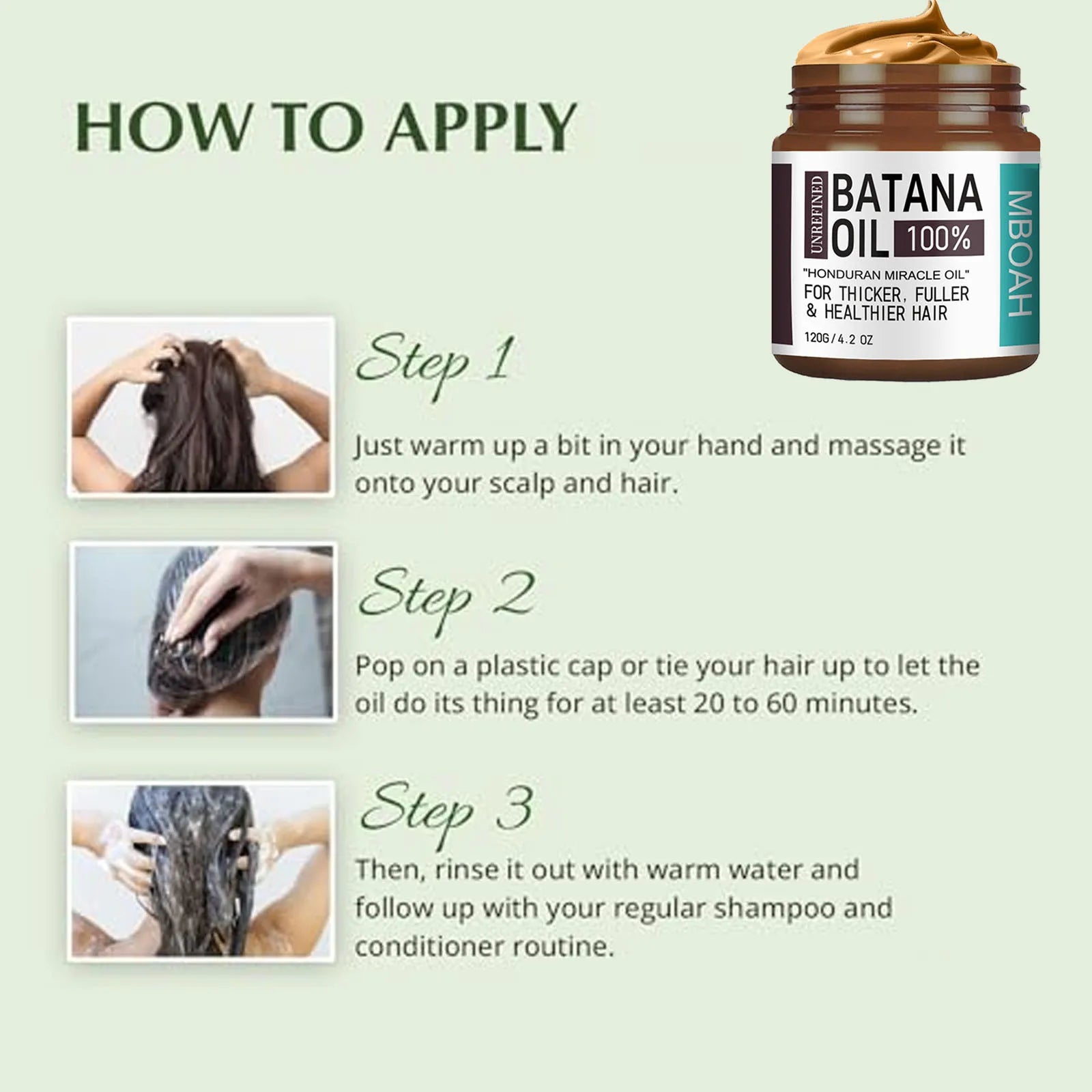 Batana Oil Elixir Hair Conditioner Silk-Smooth Finish For Fuller Thicker Healthier Hair — Amber-Brown | KIMLUD