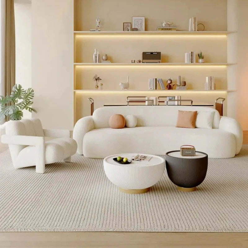 Modern Cream Wind Sofa Creative Simple Comfortable Hallway Lounge Sofas European Aesthetics Designer Muebles Salon Furniture