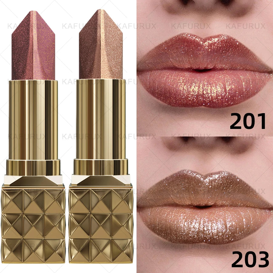 Lipstick – Two Tone Glitter – Red | KIMLUD