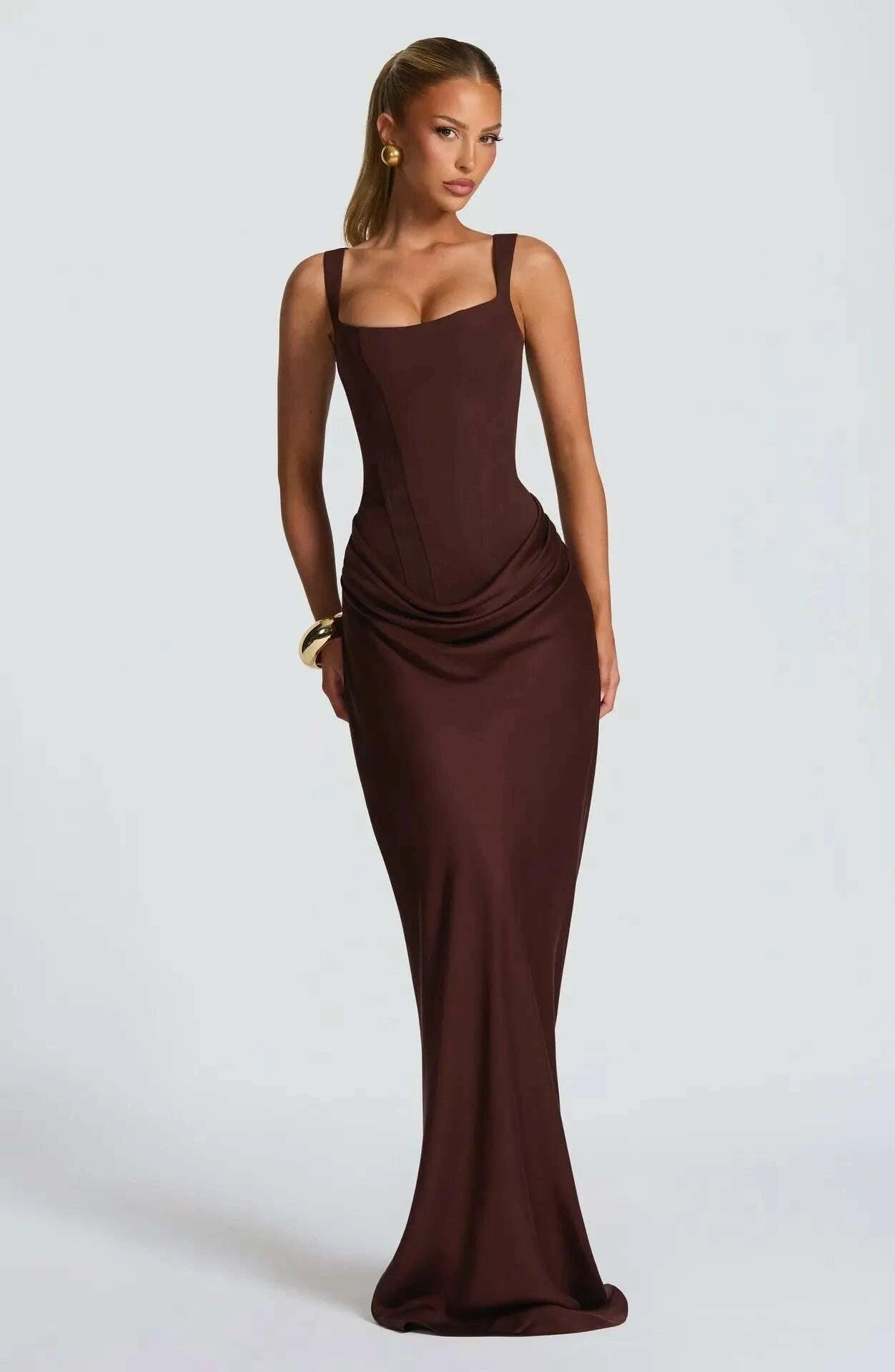 womens-casual-long-sleeved-slim-fit-fishbone-pure-desire-suspender-jumpsuit-long-skirt-slim-fit-solid-color-hip-hugging-dresskimludkimlud-35578155