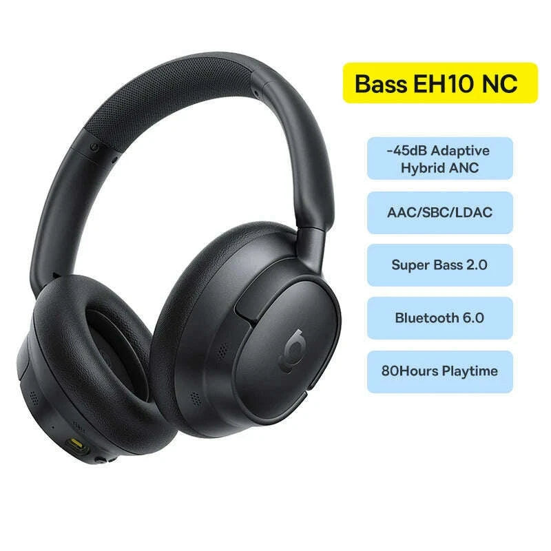 baseus-bowie-h1s-wireless-headphones-bluetooth-54-noise-canceling-46db-over-ear-headset-hi-res-spatial-audio-earphone-120h-timekimlud-womens-fashion-34614251