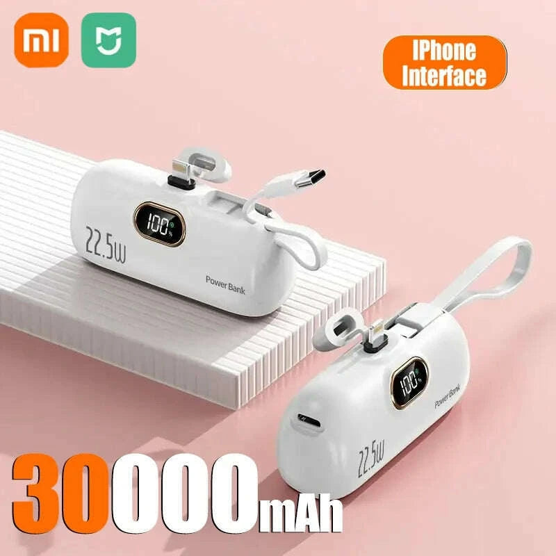 xiaomi-mini-convenient-mobile-power-bank-30000mah-portable-fast-charging-suitable-for-iphone-16-15-14-samsung-external-batterykimlud-womens-fashion-34601989