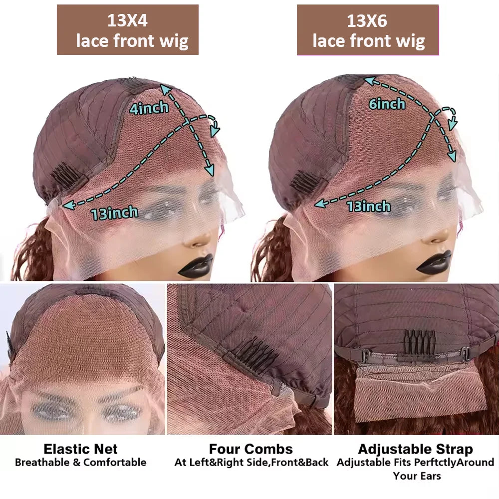 Lace Front Wig – 13x6 HD Lace – Body Wave – Chocolate Brown | KIMLUD