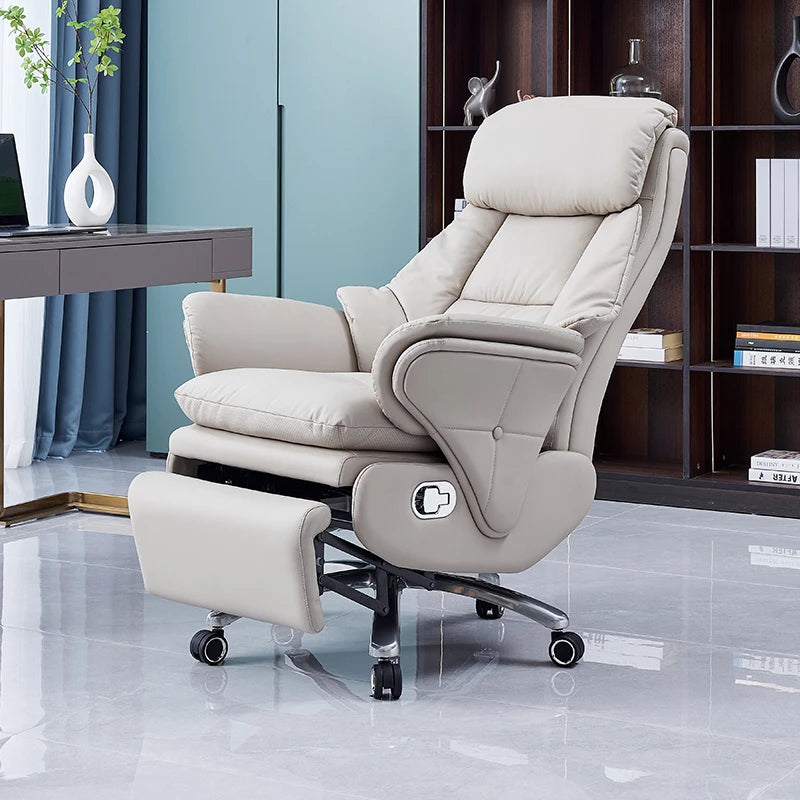 Executive Chair – Adjustable Height – Artificial Leather – Unknown Color | KIMLUD