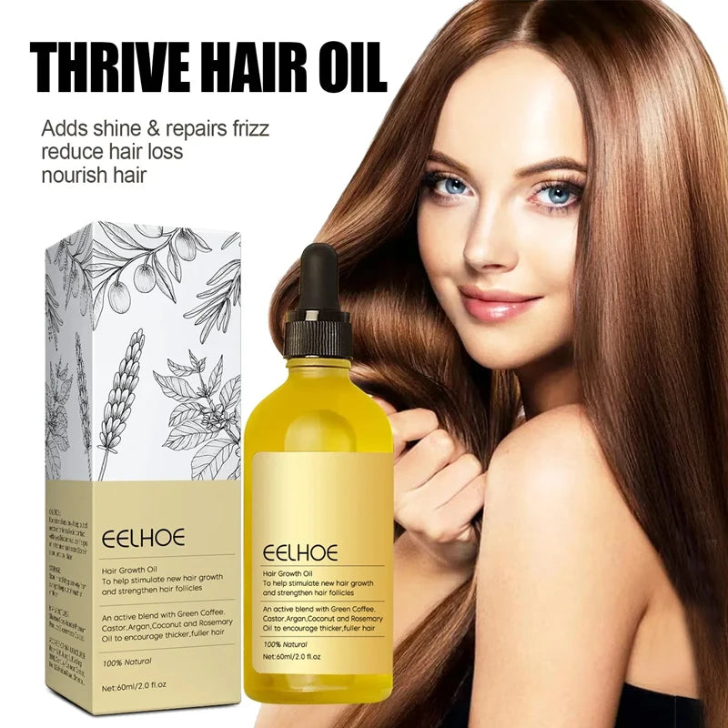 Herbal Rosemary Nourishing Hair Growth Oil — Yellow | KIMLUD