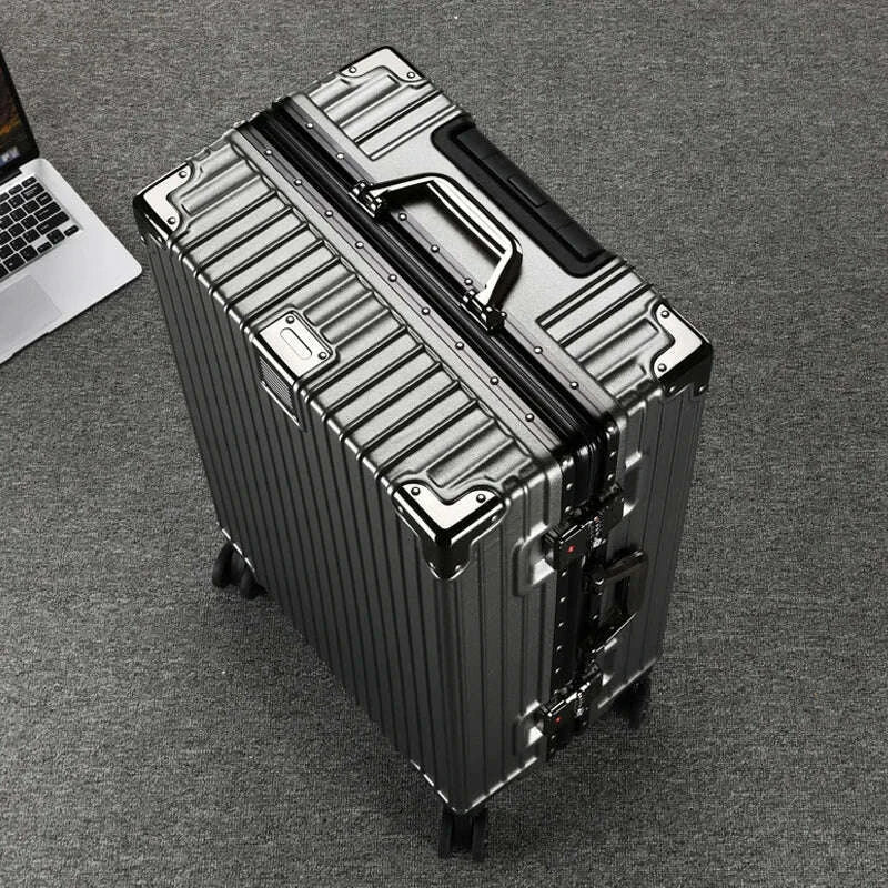 travel-suitcase-aluminum-frame-20-inch-carrier-suitcase-0n-wheels-durable-password-suitcase-262830-large-capacity-luggagekimlud-womens-fashion-34613678