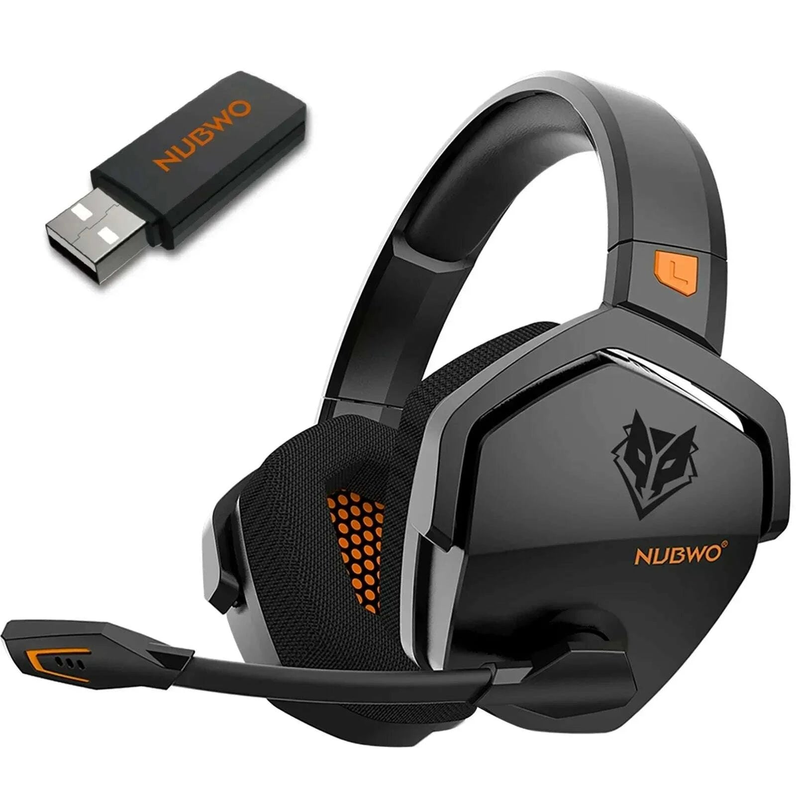 KIMLUD, NUBWO G06 Dual Wireless Headsets Gamer with Microphone for PS5, PS4, PC, Mobile, Switch, 2.4GHz Bluetooth 5.3 Gaming Headphones, KIMLUD Womens Clothes