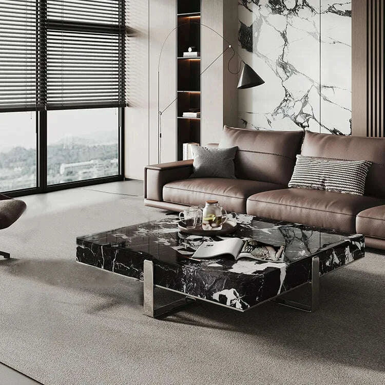 italian-minimalist-square-coffee-table-black-white-stone-top-heat-resistant-easy-clean-sturdy-compact-designer-set-kimlud-kimlud-33921499