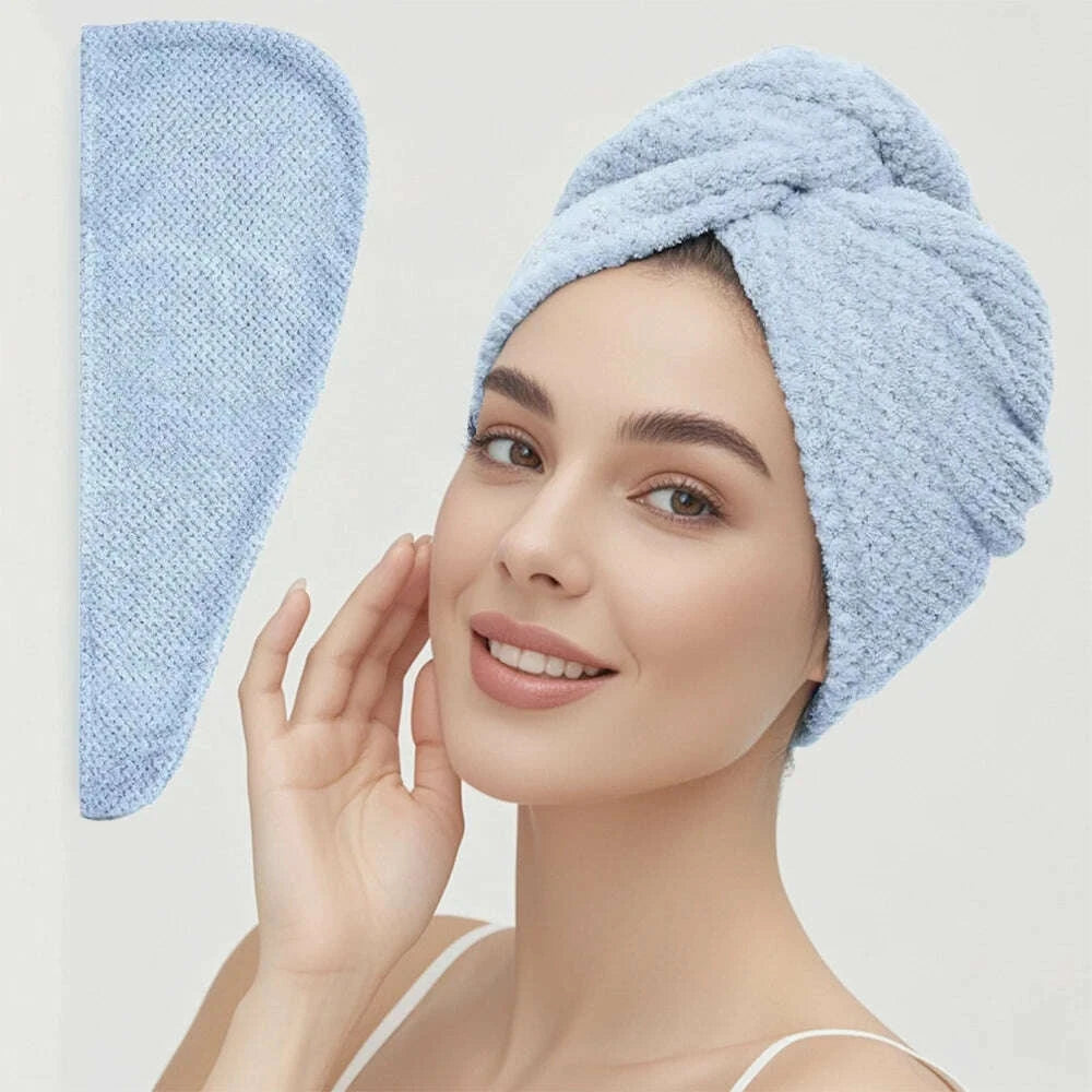 solid-color-hair-towel-textured-dry-hair-cap-98-x-255-absorbent-hair-towel-wrap-for-button-down-womenkimludkimlud-35562643