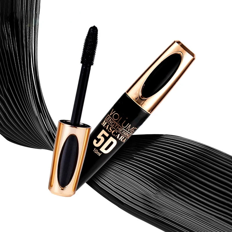 5D Mascara Makeup Waterproof Sweatproof Non-smudgy Slim Color Purple Blue White Mascara Waterproof Cosmetics