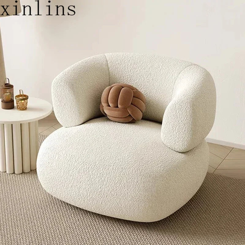 Nordic Minimalist Sofa Sculptural Silhouette And Quiet Confidence — White | KIMLUD