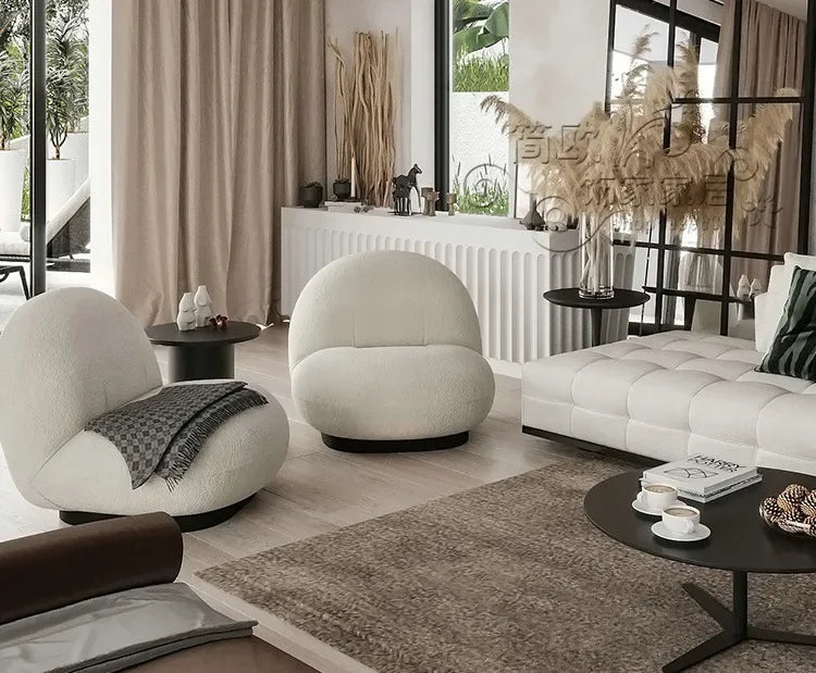 Nordic Velvet-Inspired Sofa Curved Silhouette With Plush Cushioning — Olive Green | KIMLUD