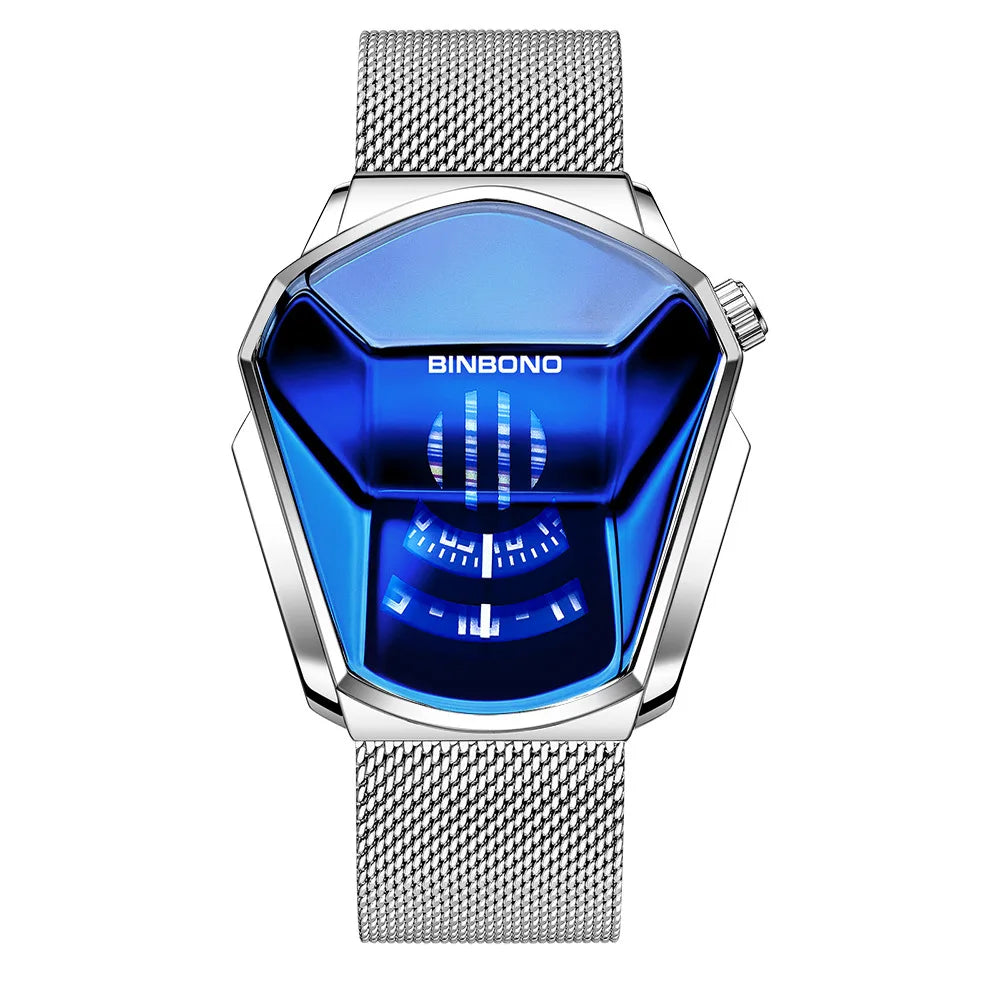 Original BINBOND Top Brand Luxury Military Fashion Sport Watch Men gold Wrist Watches Man Clock Casual Chronograph Wristwatch