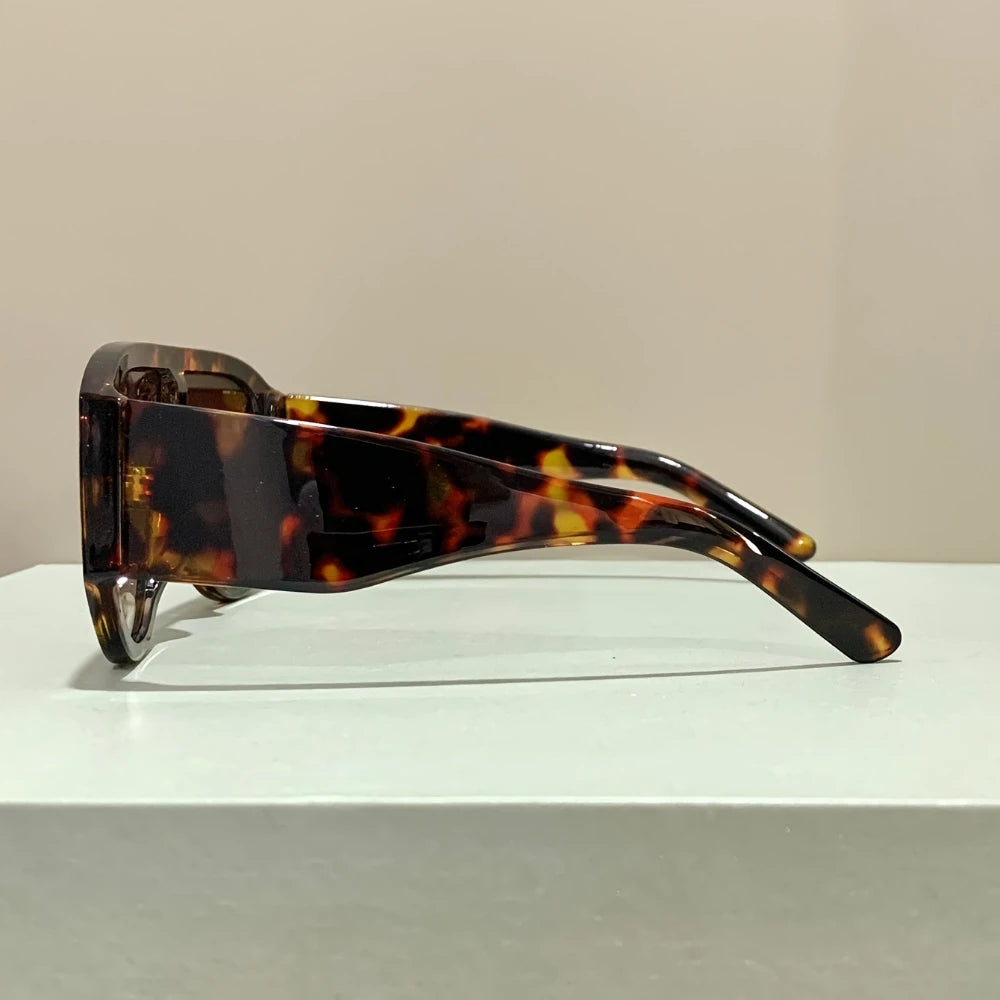 Sunglasses Oversized Aviator Polycarbonate — Black | KIMLUD