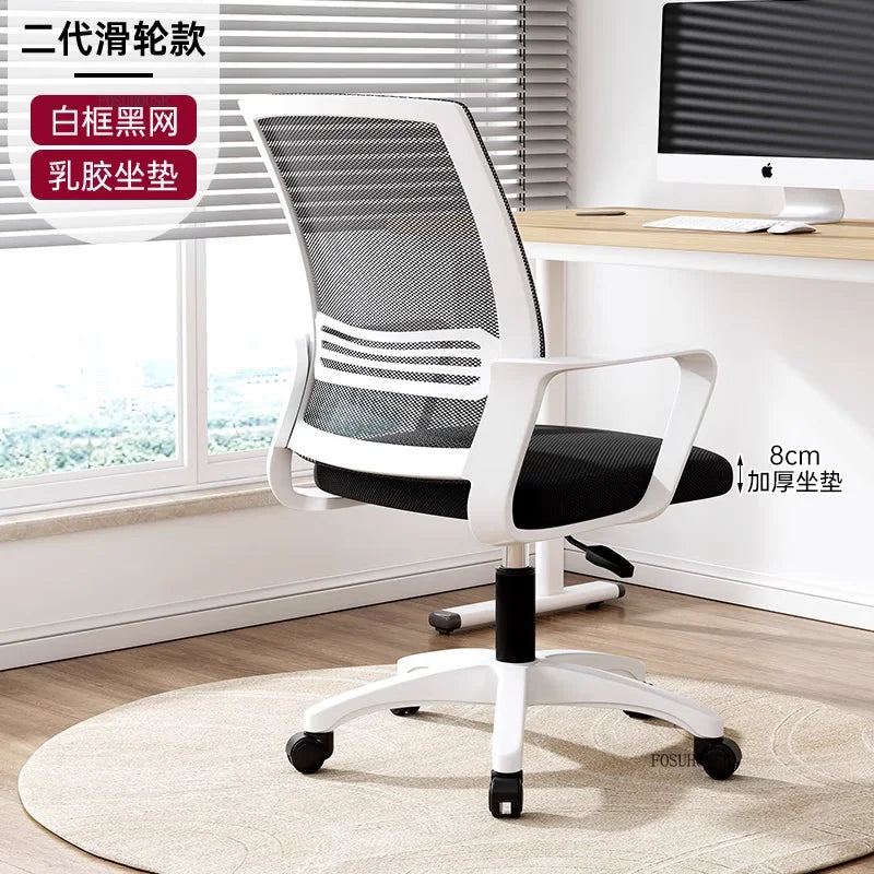Matte Finish Desk Double Computer — Black | KIMLUD