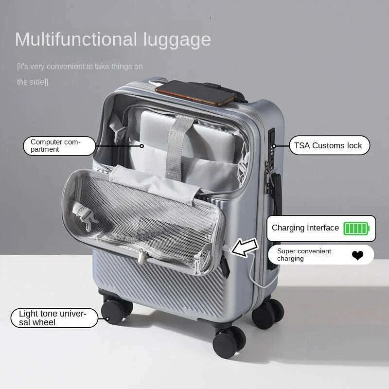 luggage-front-opening-combination-box-charging-interface-multi-function-trolley-box-20-boarding-luggage-silent-universa-wheelkimlud-womens-fashion-34612966