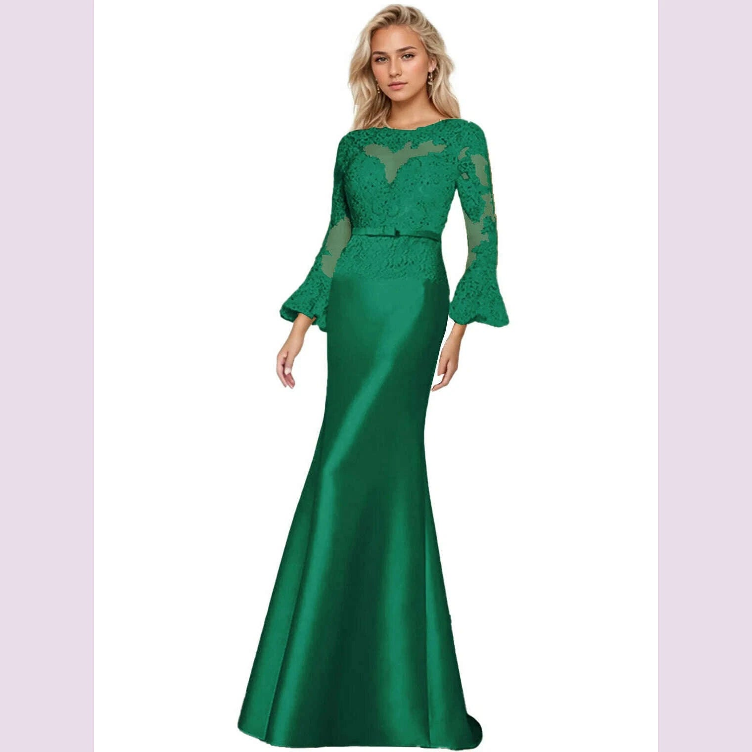 elegant-sheath-wedding-guest-dress-scoop-neck-long-sleeve-satin-lace-beading-applique-sweep-train-prom-gown-2025-free-customized-kimlud-kimlud-33921701