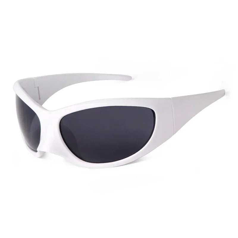 Plastic Oversized Frame Sunglasses — Black | KIMLUD