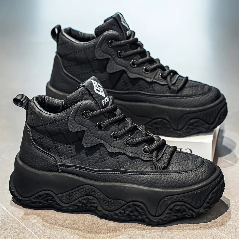Designer Men's Casual Shoes Fashion Sneakers Outdoor Walking Footwear Heightening Non Slip Sport Shoes Comfortable Leisure Shoes