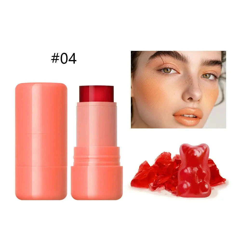 jelly-blush-lip-gloss-stick-for-lazy-people-to-contour-even-skin-tone-brighten-and-color-easy-to-apply-for-both-lips-and-facekimlud-womens-fashion-34598555