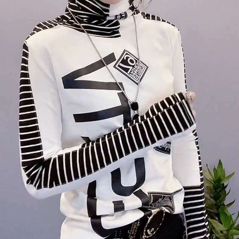 fashion-printed-spliced-letter-striped-casual-tee-shirt-female-clothing-2025-autumn-winter-all-match-pullovers-korean-t-shirtskimlud-womens-fashion-34616439