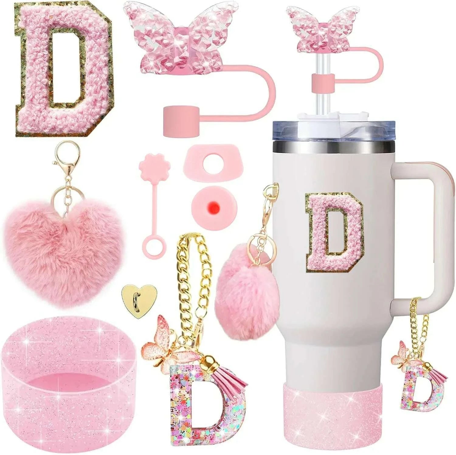 kimlud-9pcs-cup-accessory-set-for-stanley-30oz-40oz-butterfly-straw-cover-cap-silicone-boot-charm-initials-sticker-spill-proof-stopper-kimlud-womens-clothes-34635298