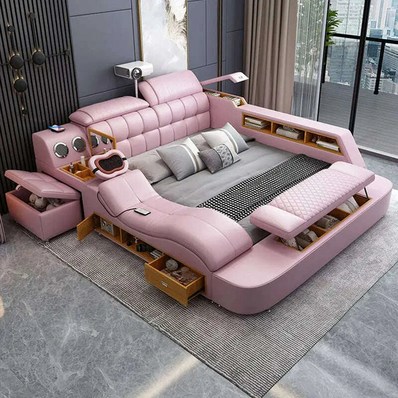 intelligent-massage-tatami-leather-bed-modern-simple-master-bedroom-storage-double-bed-size-apartment-wedding-bedkimlud-womens-fashion-34603561