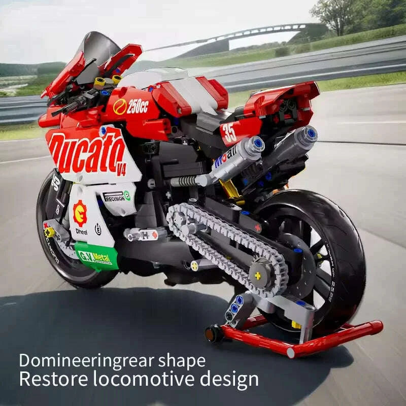 red-110-racer-motorcycle-building-blocks-set-800-pcs-moc-diy-bricks-gifts-for-boys-kids-adults-racing-model-diy-toys-christmaskimlud-womens-fashion-34620367