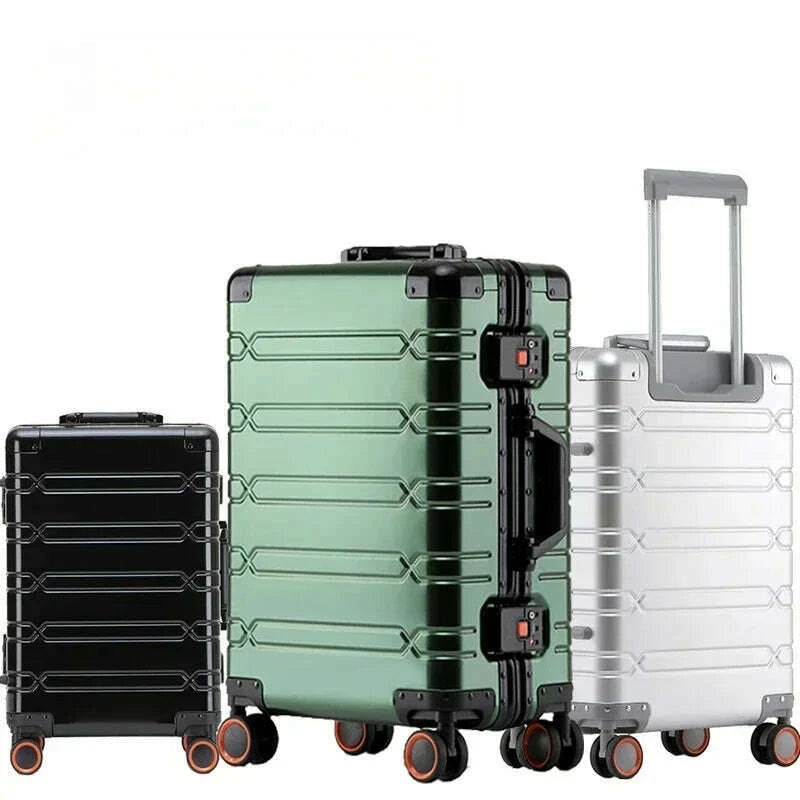large-capacity-trolley-suitcase-travel-bag-aluminum-magnesium-alloy-travel-suitcase-business-rolling-luggagekimlud-womens-fashion-34614533