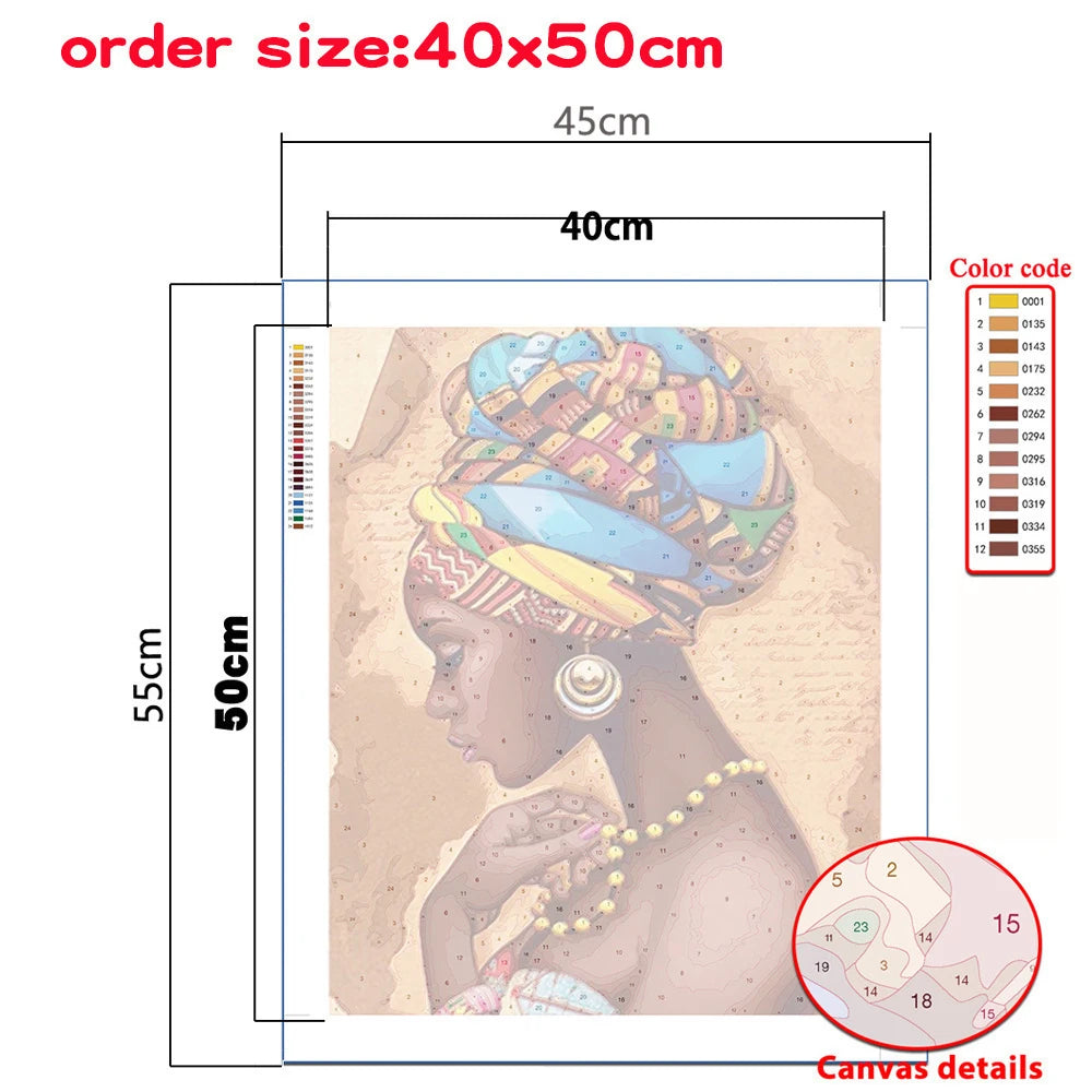 Running Horse Oil Painting By Number On Canvas Frameless Acrylic Paint Animal For Adult Picture Drawing Coloring By Numbers Kit