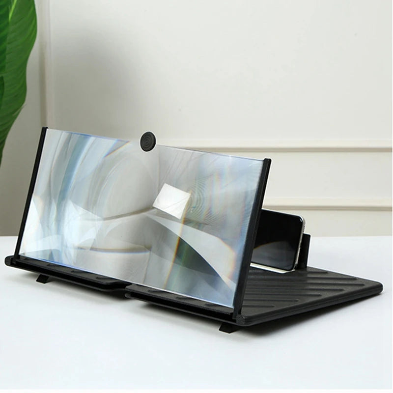 Y17A 20 Inch Screen Magnifier 3D HD Phone Magnification Projector Screen Magnification Compatible With All Smartphones